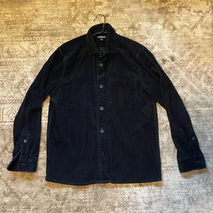 Express corduroy button down